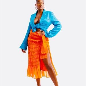 Orange Hanifa Coverup